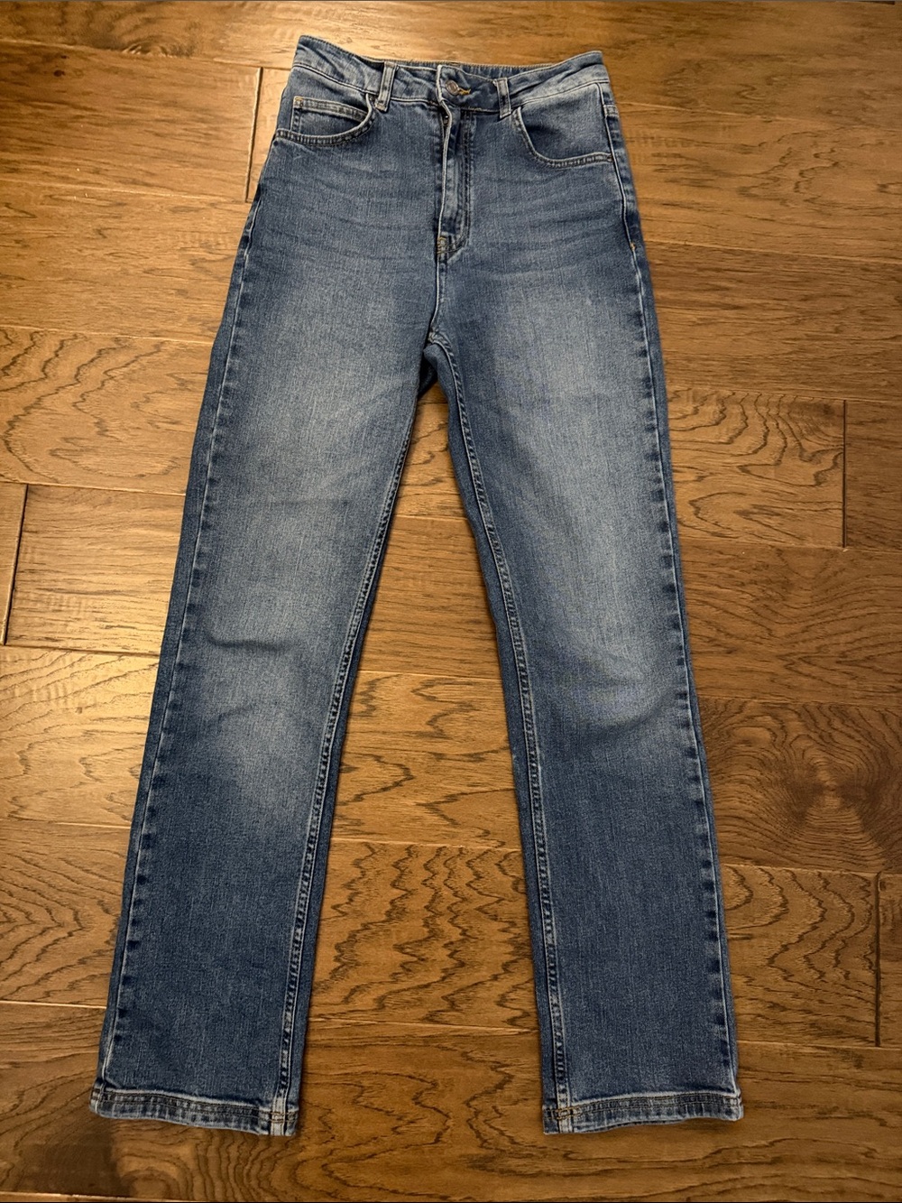 Vanessa Bruno Benito High-Waisted Straight Leg Jeans - Size FR 36 (US 4 /27) - Picture 2 of 14
